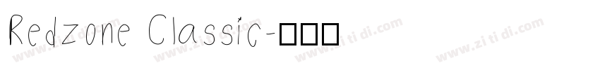 Redzone Classic字体转换